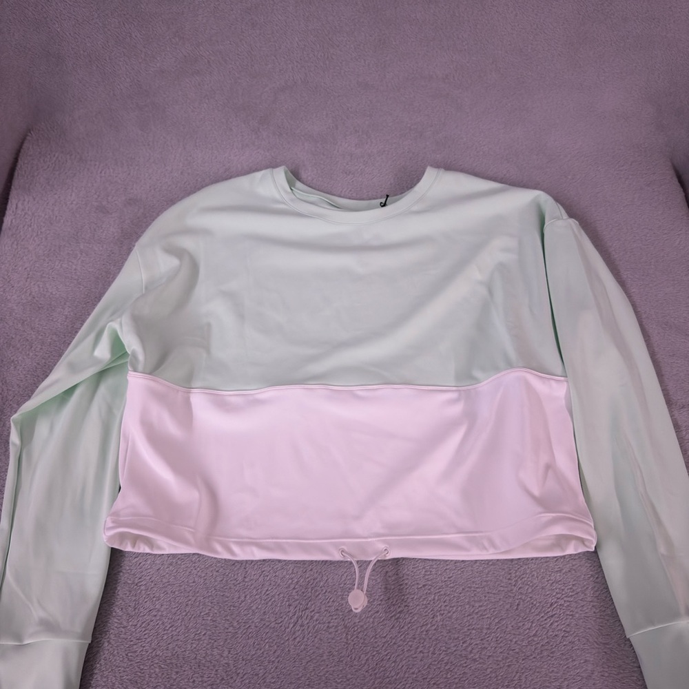 Zyia Nyanza Cinch Crop Long Sleeve T